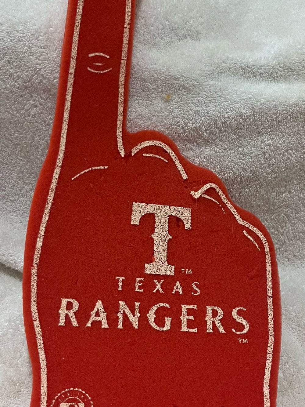 Texas Rangers Red Foam Finger